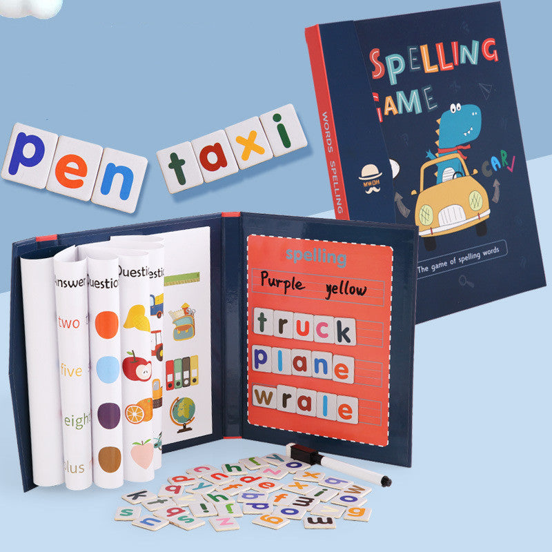 Magnetic Spelling of English Words and Letters Teaching Workbook