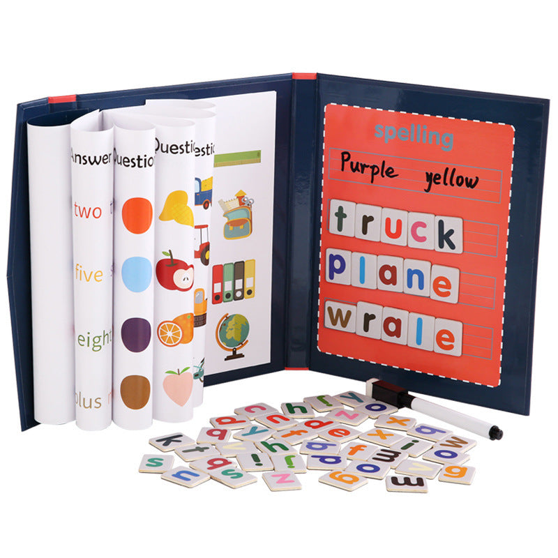 Magnetic Spelling of English Words and Letters Teaching Workbook