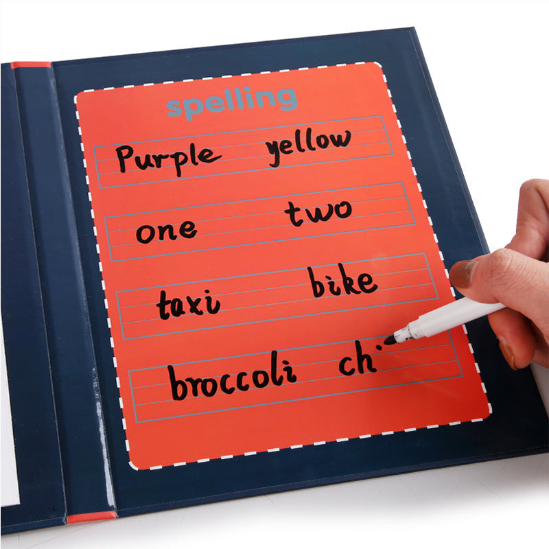 Magnetic Spelling of English Words and Letters Teaching Workbook