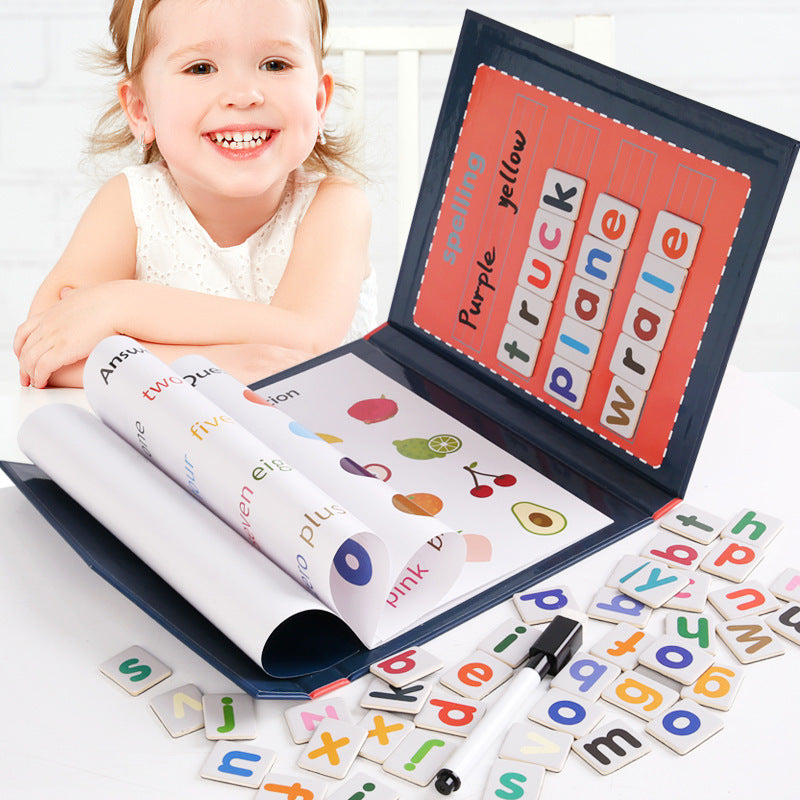 Magnetic Spelling of English Words and Letters Teaching Workbook