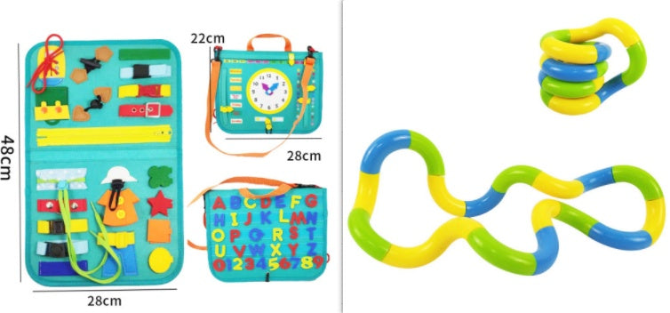 Enriching Button and Zipper Guide for Kids